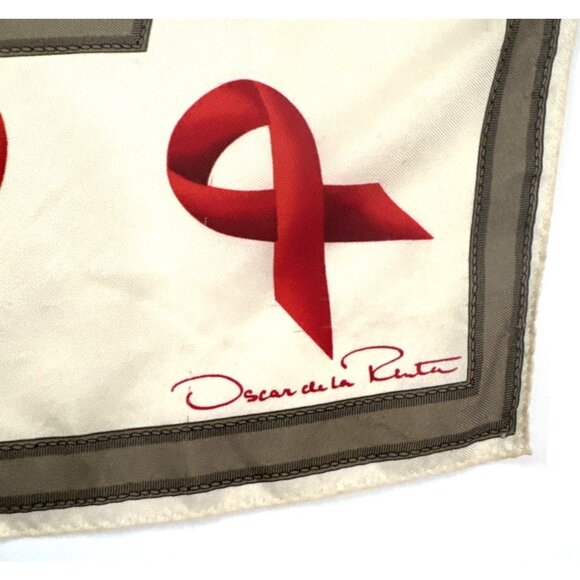 OSCAR DE LA RENTA Vintage Silk Scarf - Picture 6 of 11